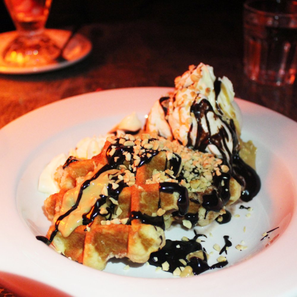 Elephant Walk Cafe - Peanut butter waffles - Coffee & Tea Near Me - North Adelaide, SA Elephant Walk Cafe - Peanut butter waffles - Coffee & Tea Near Me - North Adelaide, SA