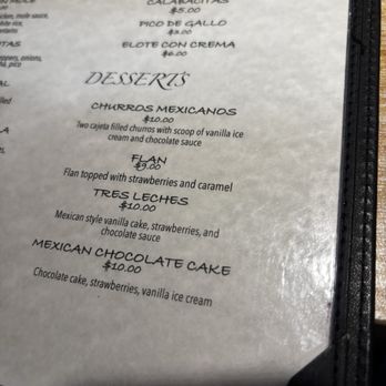 Tequila Ranch Cocina - Dessert Menu - Mexican Near Me - Northlake, Texas Tequila Ranch Cocina - Dessert Menu - Mexican Near Me - Northlake, Texas
