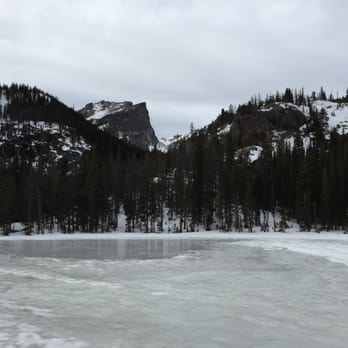 Emerald Lake - View from Nymph Lake - Hiking Near Me - Estes Park, Colorado