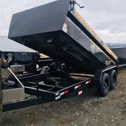 Big Bubba’s Trailer & Auto Sales - Dump Trailer, dumping!