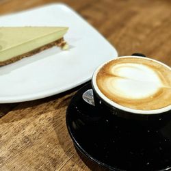 Treat Street Cafe - Avocado cream pie and cortado
