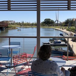 The Perch - The Perch: View of Boat Rentals & Scissortail Lake (16 Oct 2021)