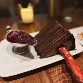 Perry's Steakhouse & Grille - Gilbert - Chocolate Jubilee Cake - Steakhouses Near Me - Gilbert, Arizona