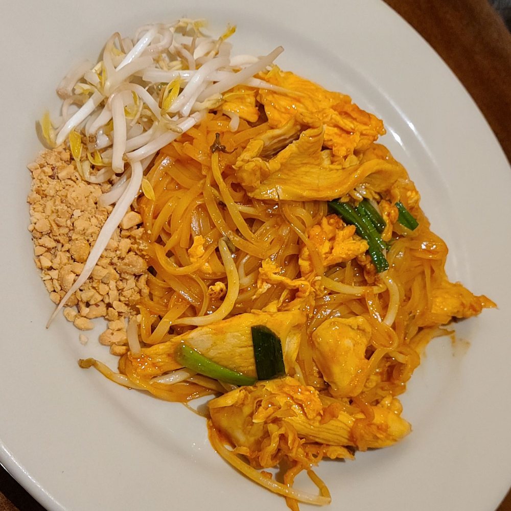 Thai Cafe - Pad Thai with chicken - Thai Near Me - Wake Forest, North Carolina Thai Cafe - Pad Thai with chicken - Thai Near Me - Wake Forest, North Carolina