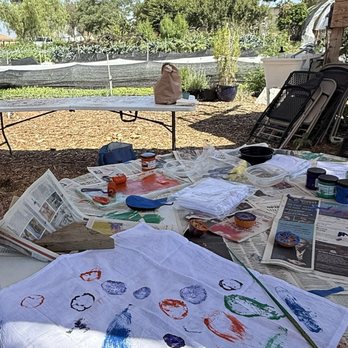 Ranchito Milkyway - Veggie stamped garden towel we got to make and take home - Pick Your Own Farms Near Me - Bonita, California Ranchito Milkyway - Veggie stamped garden towel we got to make and take home - Pick Your Own Farms Near Me - Bonita, California