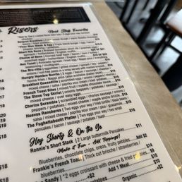 Menu.