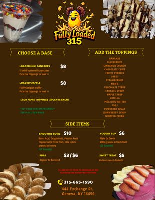 Menu photo 1 Fully Loaded 315 Geneva, NY Menu photo 1 Fully Loaded 315 Geneva, NY