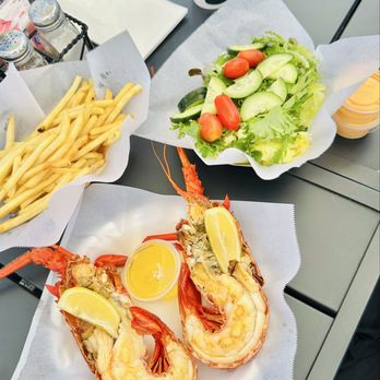 Jon's Fish Market - FULL LOBSTER PLATE WITH 2 REGULAR SIDES - Seafood Markets Near Me - Dana Point, California Jon's Fish Market - FULL LOBSTER PLATE WITH 2 REGULAR SIDES - Seafood Markets Near Me - Dana Point, California