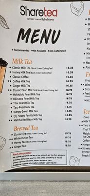 Menu photo 8 Sharetea Lake Forest, CA Menu photo 8 Sharetea Lake Forest, CA