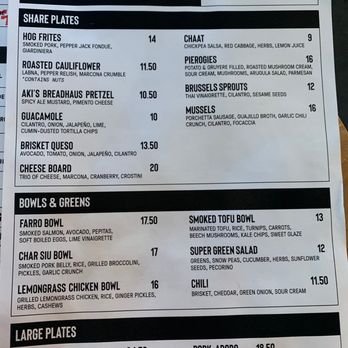 Surly Brewing - Food menu - Breweries Near Me - Minneapolis, Minnesota