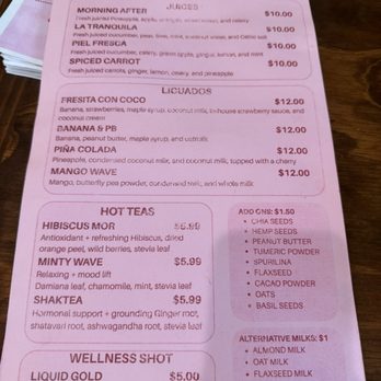 Don Bar & Bakery - Menu of Wellness Shots (with add ons), Hot Teas, Liquados, etc. - Coffee & Tea Near Me - Tomball, Texas Don Bar & Bakery - Menu of Wellness Shots (with add ons), Hot Teas, Liquados, etc. - Coffee & Tea Near Me - Tomball, Texas