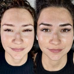 Inked Gems  - Microblading before and after