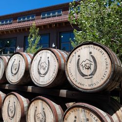 High West Distillery - Barrell racks