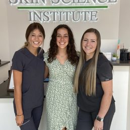 Skin Science Institute Staff and Happy Customer Skin Science Institute Staff and Happy Customer