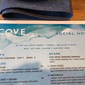 The Cove - Social hours - Seafood Near Me - Vancouver, Washington The Cove - Social hours - Seafood Near Me - Vancouver, Washington