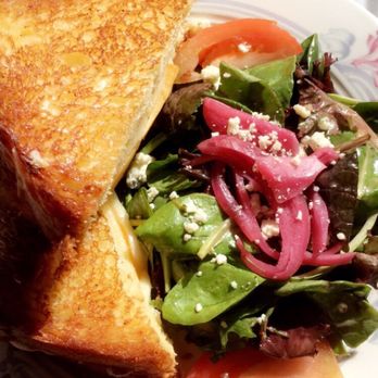 Hullabaloo - Grilled salad with house salad - Gastropubs Near Me - West Palm Beach, Florida Hullabaloo - Grilled salad with house salad - Gastropubs Near Me - West Palm Beach, Florida