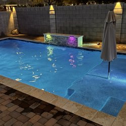 Shasta Pools - Pool (night view)