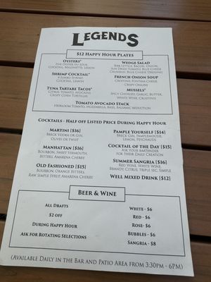 Menu photo 3 Legends Steak and Seafood Breckenridge, CO Menu photo 3 Legends Steak and Seafood Breckenridge, CO