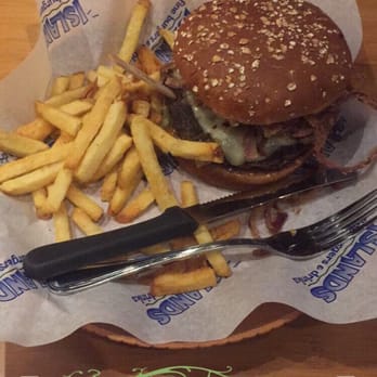 Islands Restaurant - I ordered a Kilauea on Whole Wheat Bun and it was delicious. - Burgers Near Me - Northridge, California