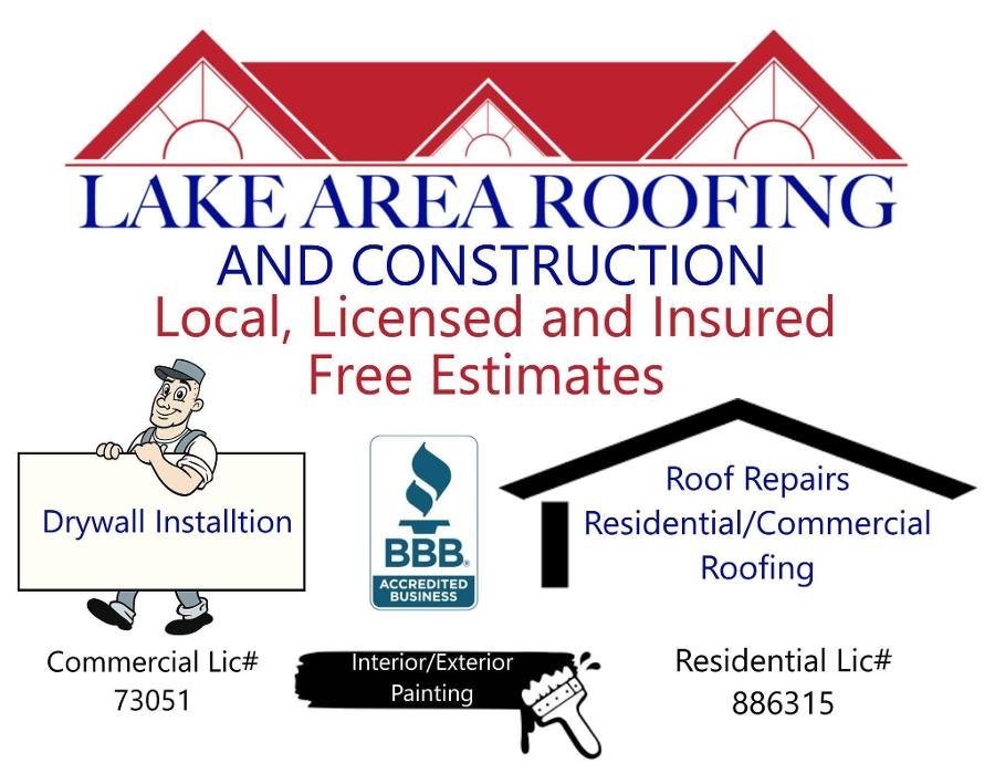 Slide of Lake Area Roofing
