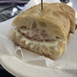 Viviani - the picture doesn't do this chicken cutlet sandwich justice. The lemon aïoli was magnificent! Viviani - the picture doesn't do this chicken cutlet sandwich justice. The lemon aïoli was magnificent!