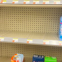 Walgreens - More empty shelves