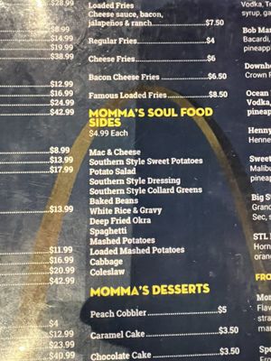 Menu photo 4 Momma’s Soul Fish & Chicken Mesa, AZ
