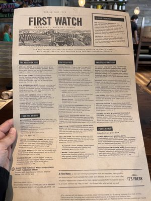Menu photo 4 First Watch Morris Plains, NJ Menu photo 4 First Watch Morris Plains, NJ