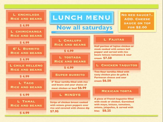 Menu photo 2 Los Tres Amigos FD Fort Dodge, IA