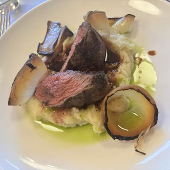 Rainbow Lodge - Bison filet medallions - New American Near Me - Houston, Texas