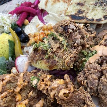 Dune - Fried Chicken Plate - Falafel Near Me - Los Angeles, California