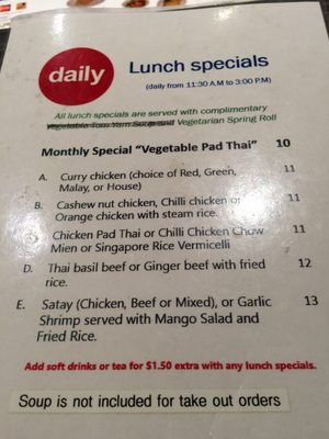Menu photo 3 Thai Villa Aurora, ON