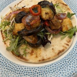 Grilled vegetable pita Grilled vegetable pita