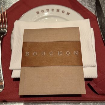 Bouchon - Table setting - French Near Me - Yountville, California Bouchon - Table setting - French Near Me - Yountville, California