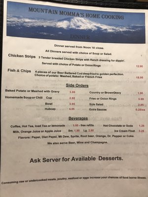 Menu photo 4 Mountain Momma's at Squaw Rock Naches, WA Menu photo 4 Mountain Momma's at Squaw Rock Naches, WA