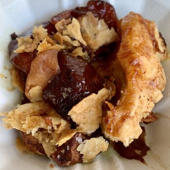 Prime Roast Cafe - Classic Apple tart tatin. Not the nicest looking to go but tastes good - Cafes Near Me - Honolulu, Hawaii