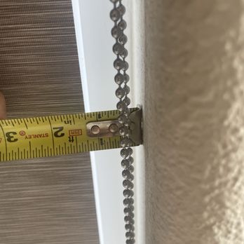 TaylorMade Window Fashions - Over an inch gap - Shutters Near Me