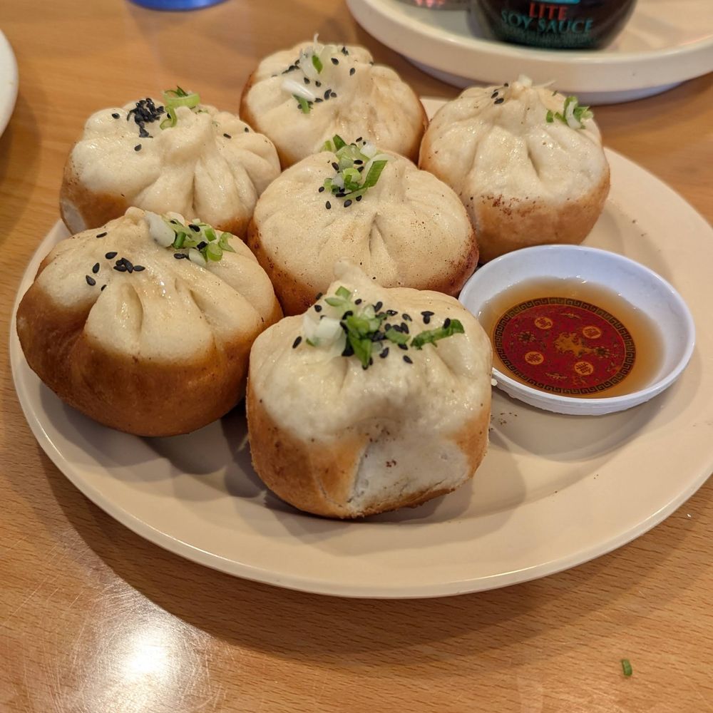 Zen Noodle Bar - A1 Pan fried pork buns. Get them to share! - Shanghainese Near Me - San Mateo, California Zen Noodle Bar - A1 Pan fried pork buns. Get them to share! - Shanghainese Near Me - San Mateo, California
