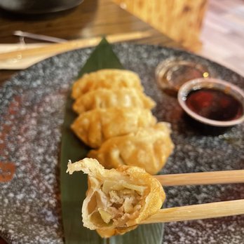 Yamachen's Sushi - Gyoza - fried pork dumplings - Sushi Bars Near Me - Sterling, Virginia Yamachen's Sushi - Gyoza - fried pork dumplings - Sushi Bars Near Me - Sterling, Virginia