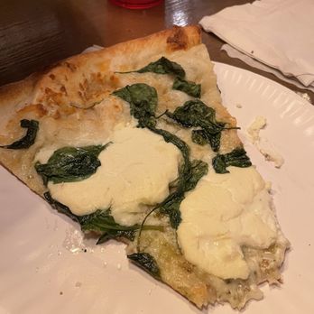 Home Slice Pizza - White pie slice - Pizza Near Me - Houston, Texas