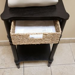 Labcorp - The only thing in the drawer was the list documenting the times the bathroom was checked!