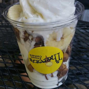Theron's Frozen Custard - Reese's pieces and banana - Ice Cream & Frozen Yogurt Near Me - Redlands, California Theron's Frozen Custard - Reese's pieces and banana - Ice Cream & Frozen Yogurt Near Me - Redlands, California