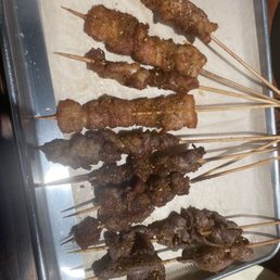 Pork Belly, Beef, Beef Tongue