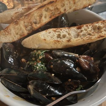 Cure - Mussels in a stunning sauce - New American Near Me - Portsmouth, New Hampshire Cure - Mussels in a stunning sauce - New American Near Me - Portsmouth, New Hampshire
