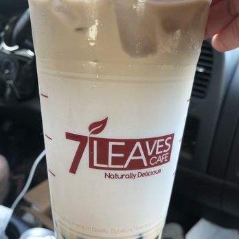 7 Leaves Cafe - Oolong Milk Tea with Boba - Coffee & Tea Near Me - Houston, Texas