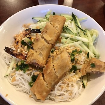 Pho 99 - #43 prawns with spring rolls and vermicelli - Vietnamese Near Me - Greenville, South Carolina