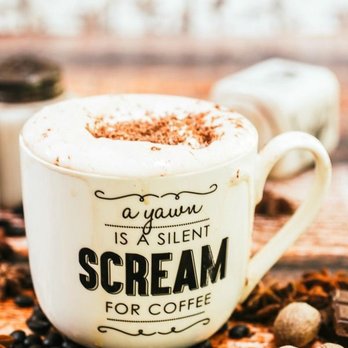 Coffee Shack Brew and Q - A Yawn is a Silent SCREAM for Coffee of course.... - Barbeque Near Me - Peyton, Colorado