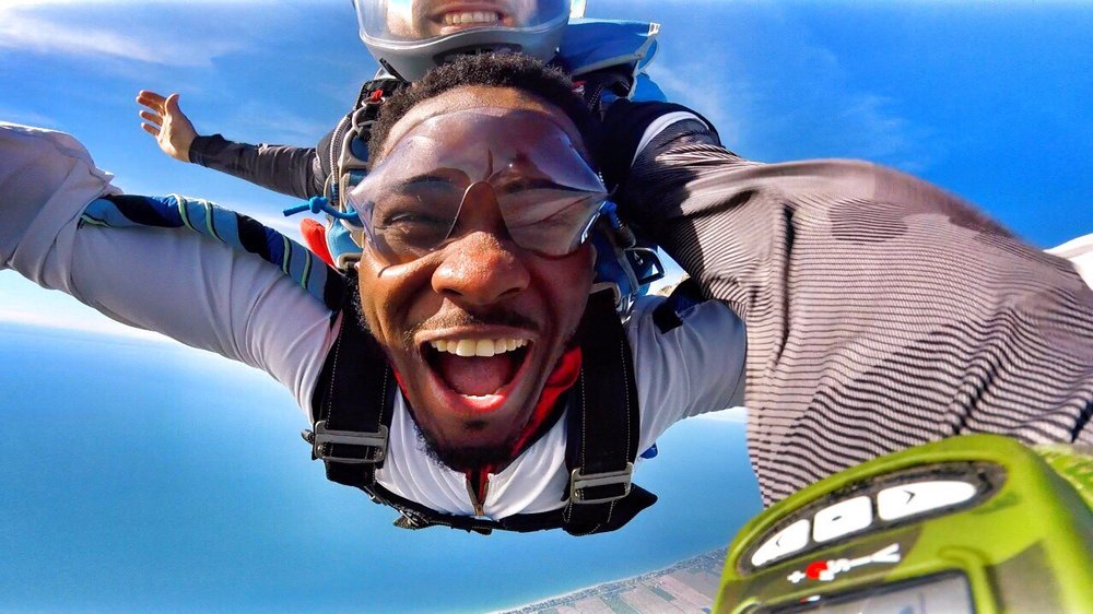 Skydive The Falls Logo