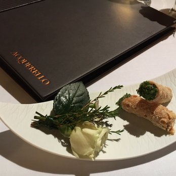 Acquerello - Amuse bouche - lobster cannoli - Italian Near Me - San Francisco, California