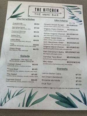 Menu photo 4 The Mini Bar Naples, FL